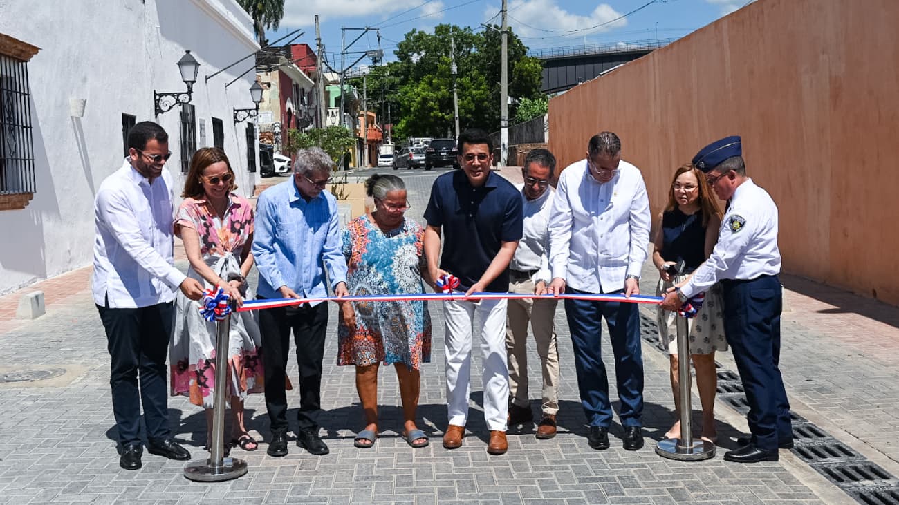El Ministerio de Turismo concluye obras en las calles de la Ciudad Colonial