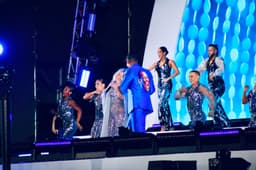 Jandy Ventura y Miriam Cruz enaltecen el merengue en la inauguración de los Juegos Santo Domingo 2026
