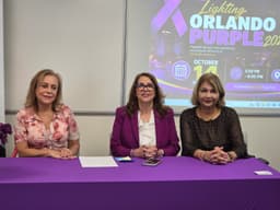 Nuevo Sendero llevará su encendido púrpura a Santo Domingo y Santiago para promover la prevención de la violencia doméstica