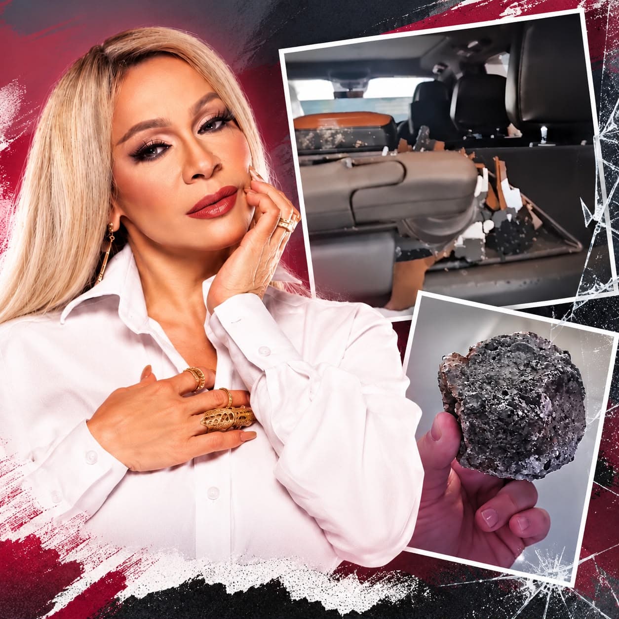 Miriam Cruz denuncia incidente de violencia vial: motorista lanzó una piedra contra su vehículo