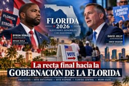 Florida llega a la recta final con Donalds al frente en las encuestas y casi 4 millones de votos ya emitidos