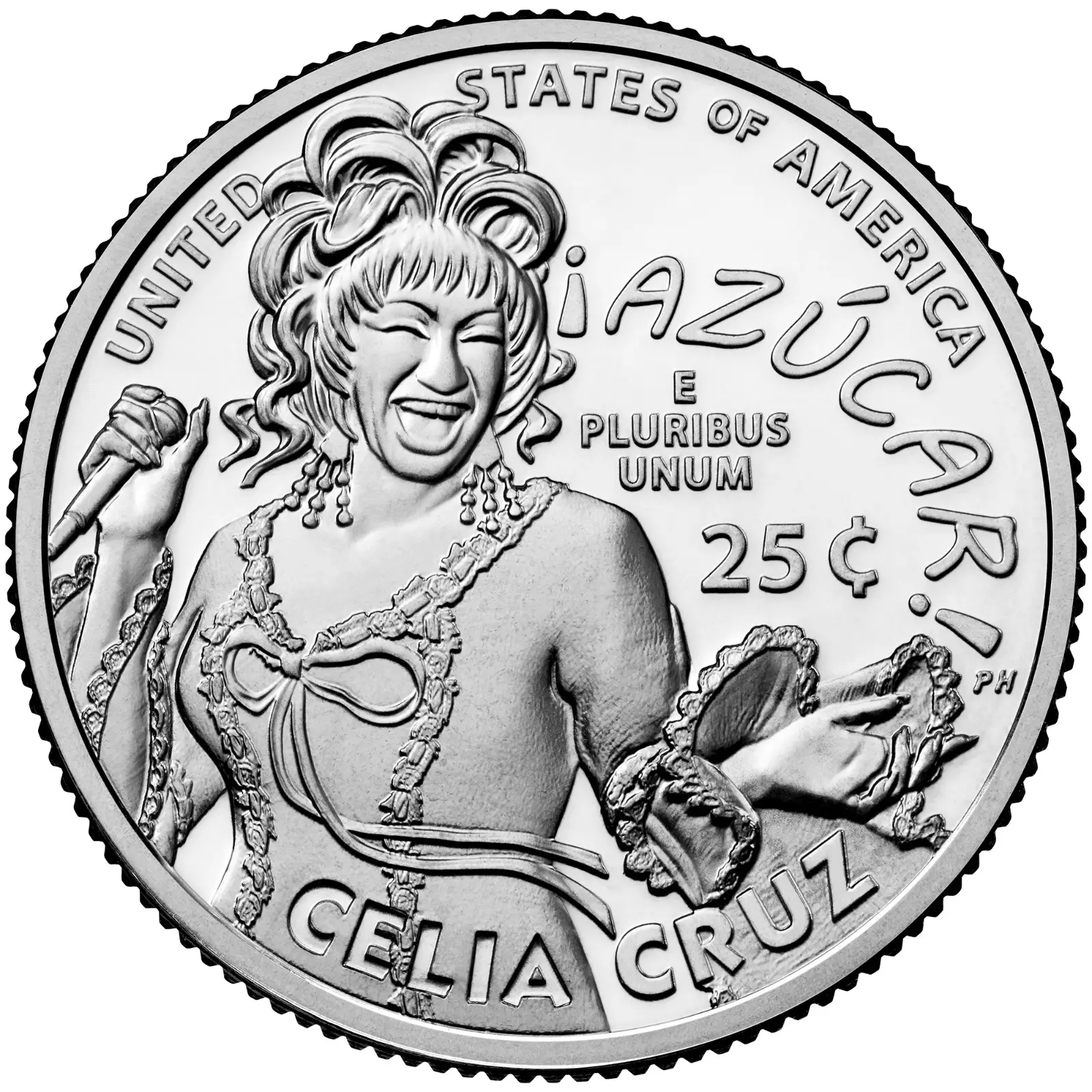 Ya circula en Estados Unidos moneda en honor a Celia Cruz