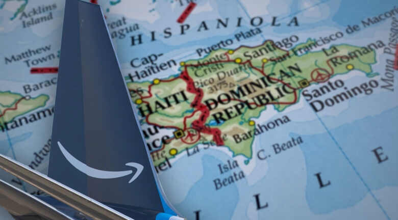 Amazon Air aterriza en República Dominicana con su primer vuelo de carga