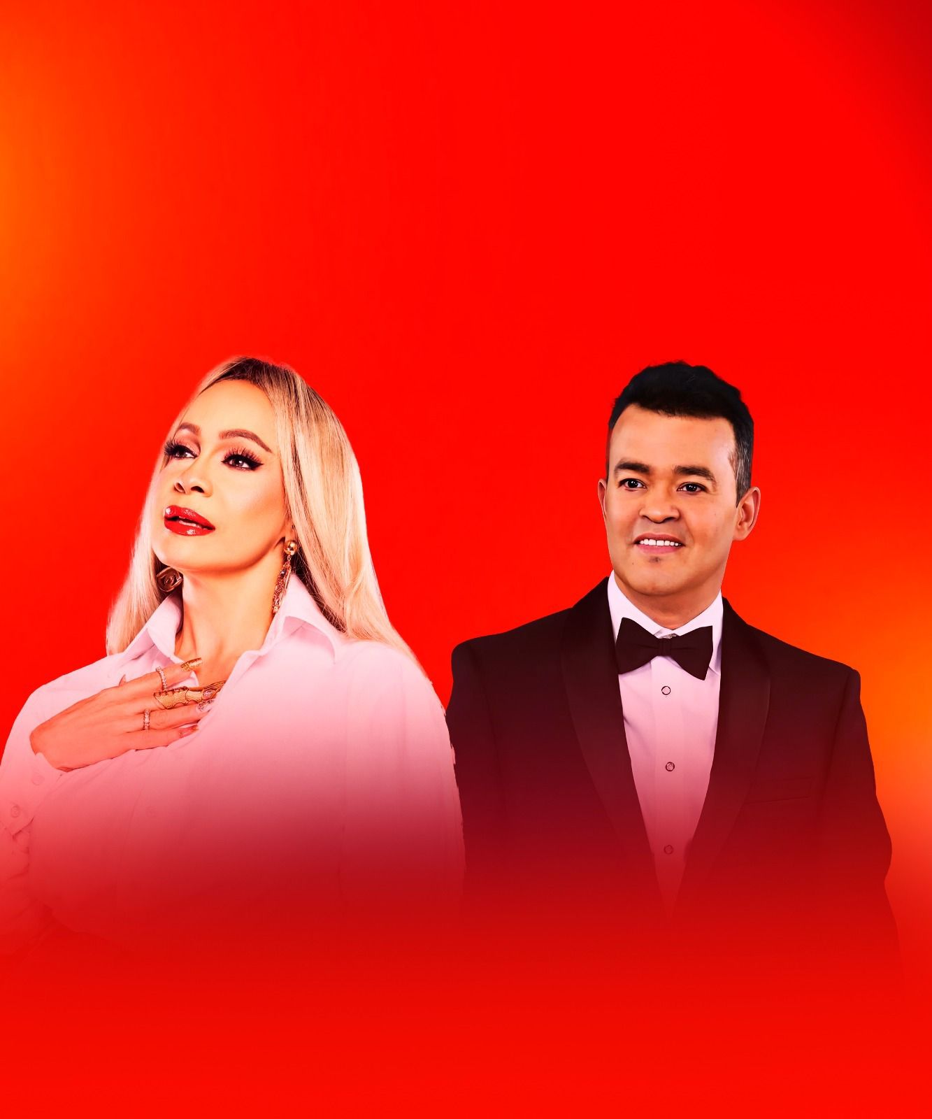 Miriam Cruz y Alex Bueno La más completa y el más completo en un concierto bailable