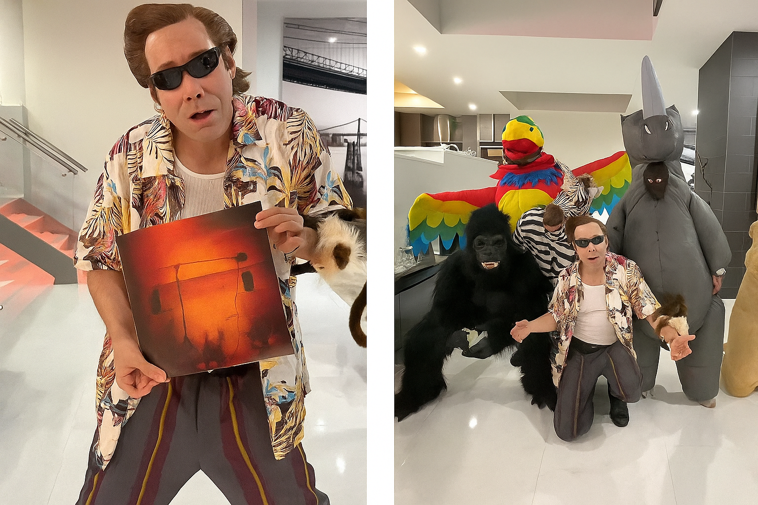 Con disfraz de «Ace Ventura» Romeo Santos anuncia nuevo disco