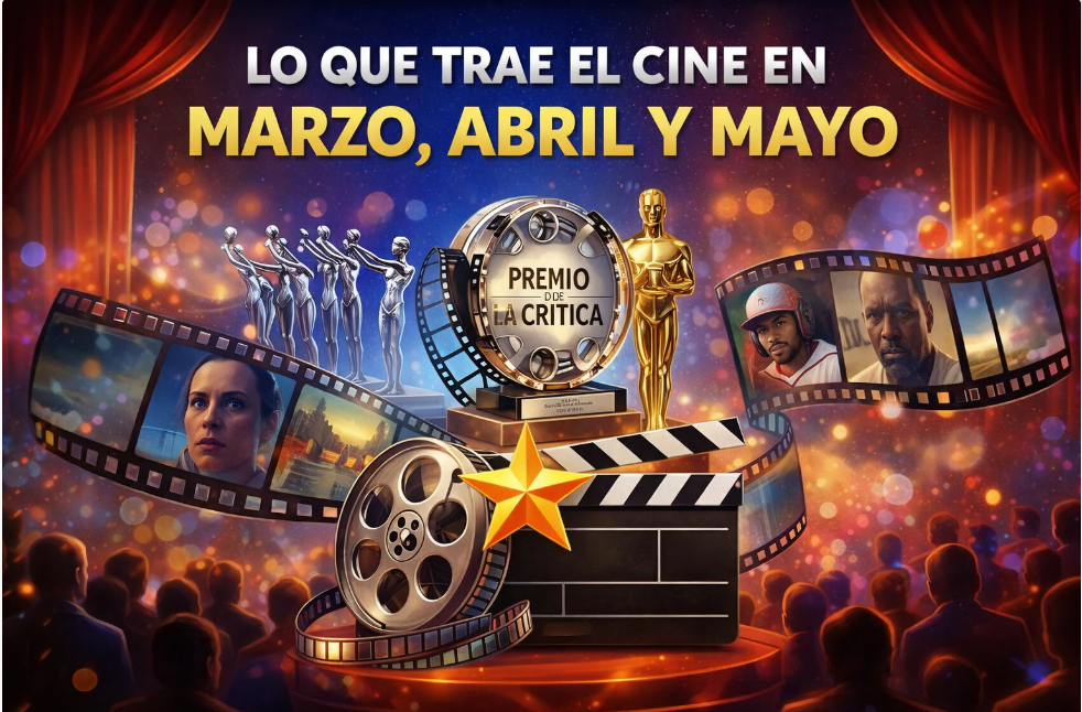 ¿En qué está el cine en marzo, abril y mayo?